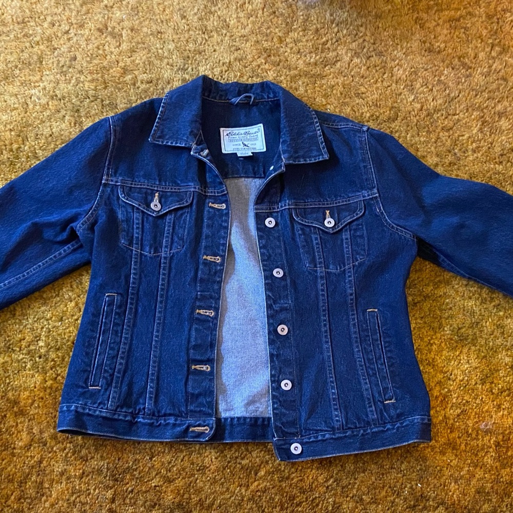 Eddie Bauer Navy Denim Jacket
